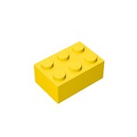 Brick 2 x 3 #3002 - 24-Yellow