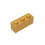 Brick 1 x 3 #3622 - 297-Pearl Gold