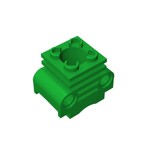 Plastic Motor, Cylinder #2850 - 28-Green