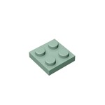 Plate 2 x 2 #3022 - 151-Sand Green