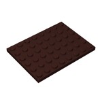 Plate 6 x 8 #3036 - 308-Dark Brown