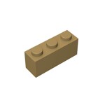 Brick 1 x 3 #3622 - 138-Dark Tan