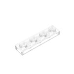 Plate 1 x 4 #3710 - 40-Trans-Clear