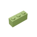 Brick 1 x 3 #3622 - 330-Olive Green