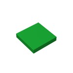 Flat Tile 2 x 2 #3068 - 28-Green