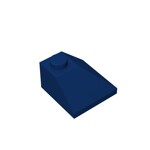 Slope 45 2 x 2 Double Convex Corner #3045 - 140-Dark Blue