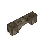 Arch 1 x 4 Brick #3659 - 111-Trans-Black