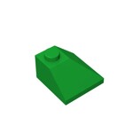Slope 45 2 x 2 Double Convex Corner #3045 - 28-Green