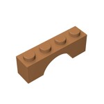 Arch 1 x 4 Brick #3659 - 312-Medium Dark Flesh