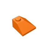 Slope 45 2 x 2 Double Convex Corner #3045 - 106-Orange