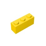 Brick 1 x 3 #3622 - 24-Yellow