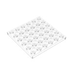 Plate 6 x 6 #3958 - 40-Trans-Clear