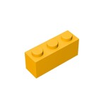 Brick 1 x 3 #3622 - 191-Bright Light Orange