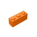 Brick 1 x 3 #3622 - 106-Orange