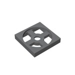 Turntable 2 x 2 Plate, Base #3680 - 199-Dark Bluish Gray