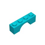 Arch 1 x 4 Brick #3659 - 107-Dark Turquoise