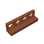 Fence 1 x 4 x 1 #3633 - 38-Dark Orange