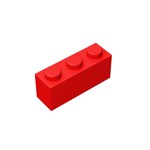 Brick 1 x 3 #3622 - 21-Red