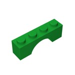 Arch 1 x 4 Brick #3659 - 28-Green