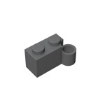 Hinge Brick 1 x 4 [Lower] #3831 - 199-Dark Bluish Gray