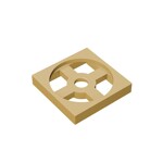 Turntable 2 x 2 Plate, Base #3680 - 5-Tan