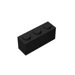 Brick 1 x 3 #3622 - 26-Black