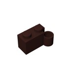 Hinge Brick 1 x 4 [Lower] #3831 - 308-Dark Brown