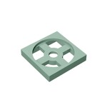 Turntable 2 x 2 Plate, Base #3680 - 151-Sand Green