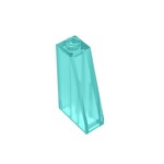 Slope 75 2 x 1 x 3 (Undetermined Stud Type) #4460 - 42-Trans-Light Blue