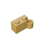 Hinge Brick 1 x 4 [Lower] #3831 - 5-Tan