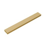 Tile 1 x 8 with Groove #4162 - 5-Tan