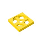 Turntable 2 x 2 Plate, Base #3680 - 24-Yellow