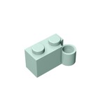 Hinge Brick 1 x 4 [Lower] #3831 - 323-Light Aqua