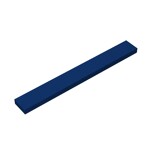 Tile 1 x 8 with Groove #4162 - 140-Dark Blue