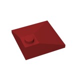 Slope 33 3 x 3 Double Convex #3675 - 154-Dark Red