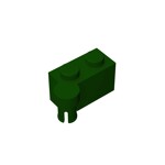 Hinge Brick 1 x 4 [Upper] #3830 - 141-Dark Green