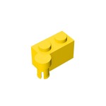 Hinge Brick 1 x 4 [Upper] #3830 - 24-Yellow