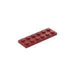 Plate 2 x 6 #3795 - 154-Dark Red