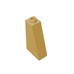 Slope 75 2 x 1 x 3 (Undetermined Stud Type) #4460 - 5-Tan