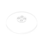 Dish 8 x 8 Inverted (Radar)-Solid Studs #3961 - 40-Trans-Clear