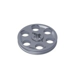 Technic Wedge Belt Wheel (Pulley) #4185 - 315-Flat Silver