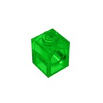 Technic Brick 1 x 1 #6541 - 48-Trans-Green
