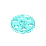 Technic Wedge Belt Wheel (Pulley) #4185 - 42-Trans-Light Blue