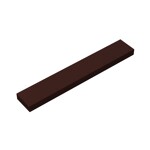 Tile 1 x 6 with Groove #6636 - 308-Dark Brown