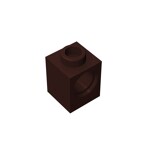 Technic Brick 1 x 1 #6541 - 308-Dark Brown