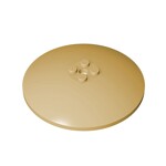 Dish 8 x 8 Inverted (Radar)-Solid Studs #3961 - 5-Tan