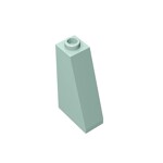 Slope 75 2 x 1 x 3 (Undetermined Stud Type) #4460 - 323-Light Aqua