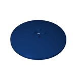 Dish 8 x 8 Inverted (Radar)-Solid Studs #3961 - 140-Dark Blue