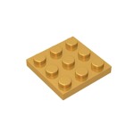 Plate 3 x 3 #11212 - 297-Pearl Gold