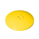 Dish 8 x 8 Inverted (Radar)-Solid Studs #3961 - 24-Yellow